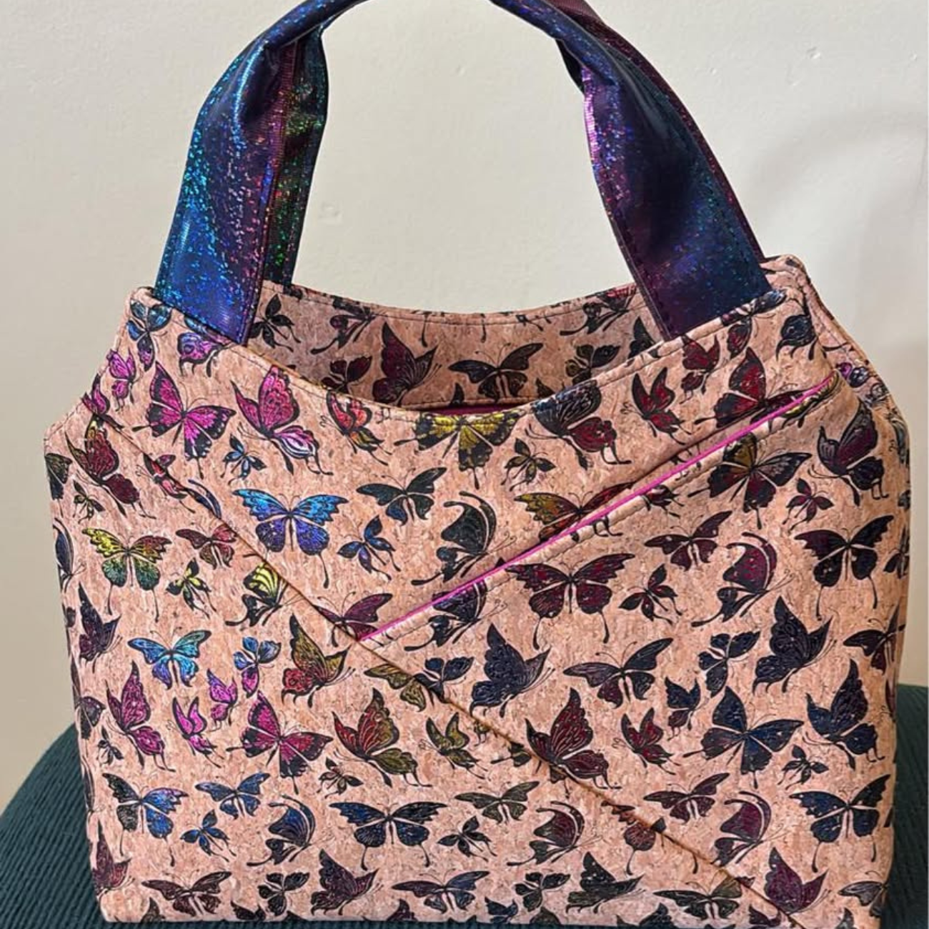 The Hope handbag by Mrs H printed pattern