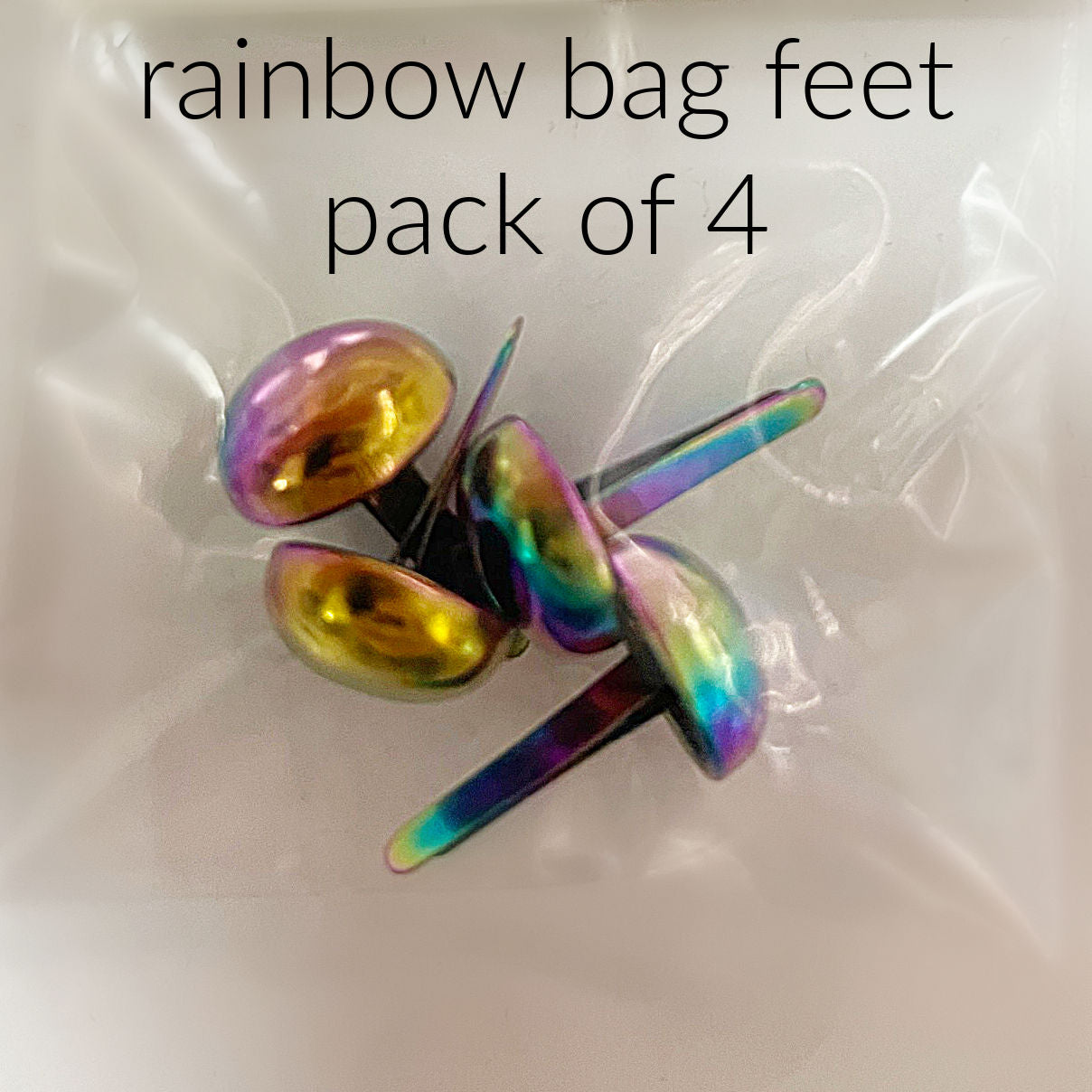 Bag Feet Rainbow iridescent