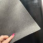 Stylish Black Smooth Vinyl - Premium Faux Leather