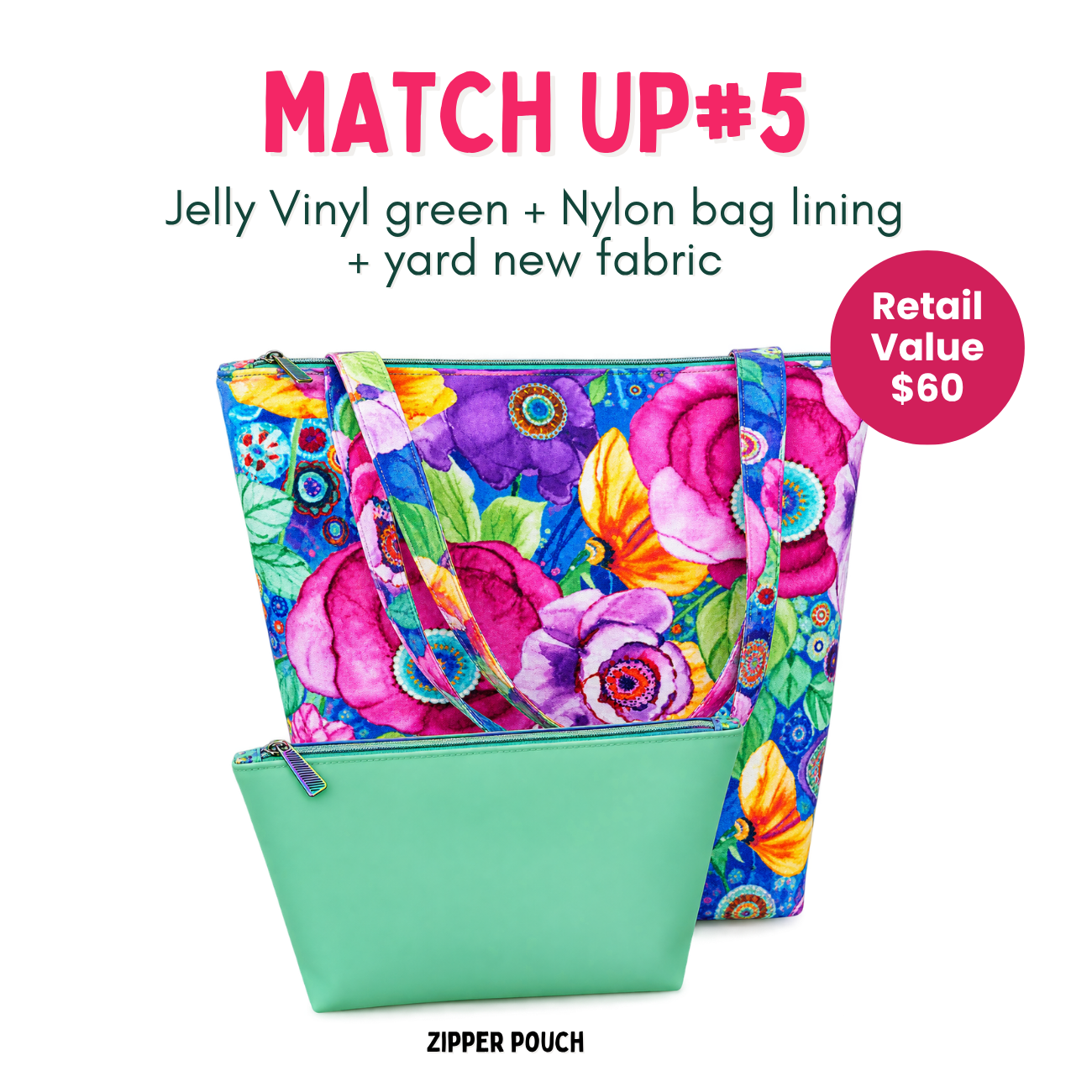 Weekly Vinyl & Fabric Matchups Bundle – Bag Making Craft Supplies Sep 2nd