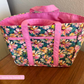 Ruby Star Speckled Canvas Linen Flamingo