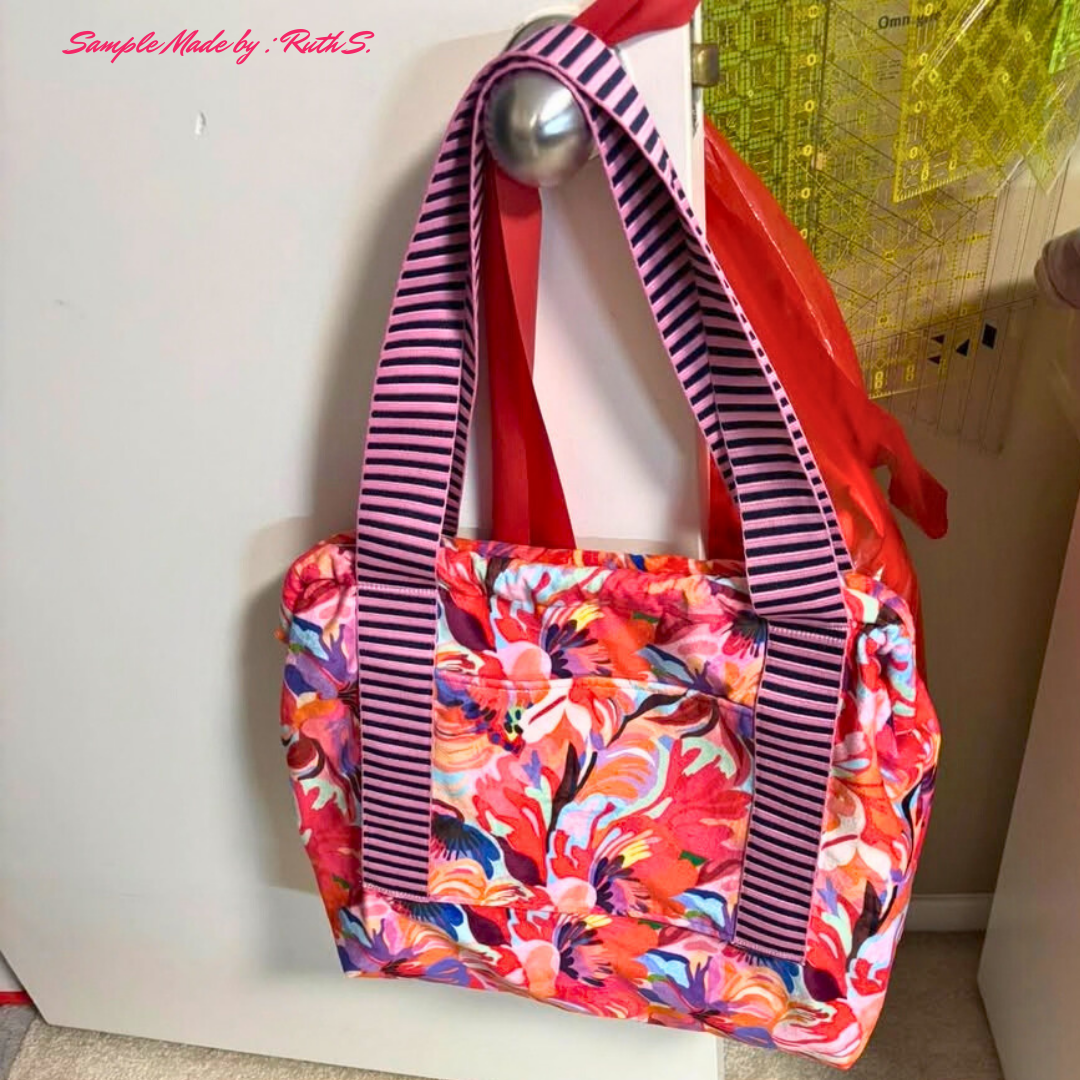 Joplin Carpet Bag PDF pattern for sewing a vintage inspired handbag