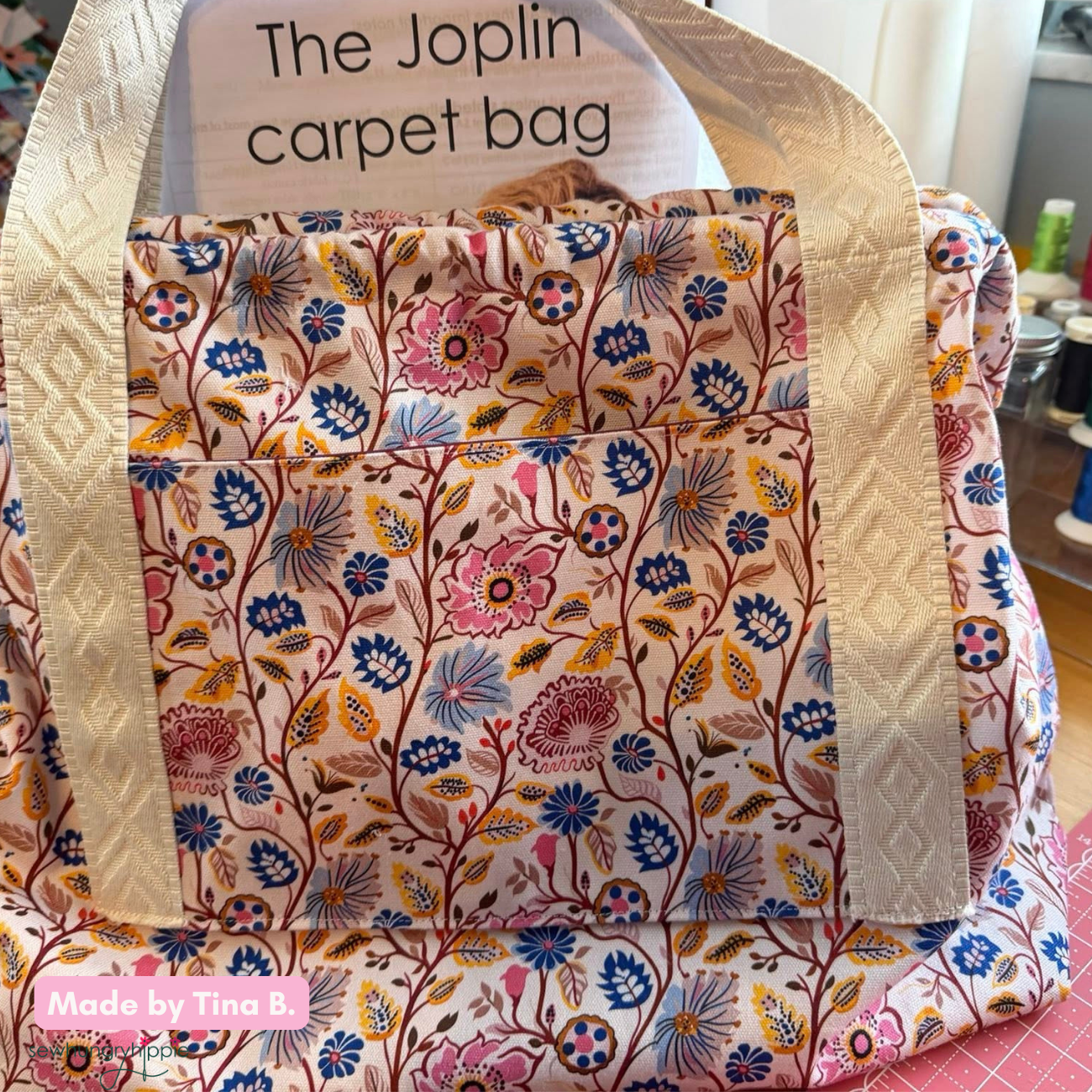 Joplin Carpet Bag PDF Sewing Pattern