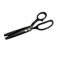Industrial stainless steel midnight pinking shears for cutting cotton linen canvas and crafting materials