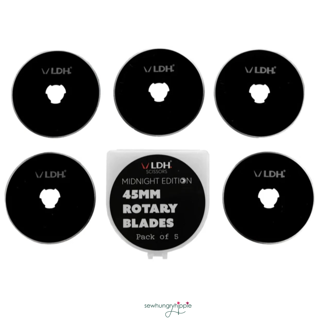 LDH Midnight Edition 45mm Replacement Rotary Blades 5 Pack RCB45-5
