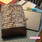 Pre-Quilted Vinyl – Dark Brown Chevron