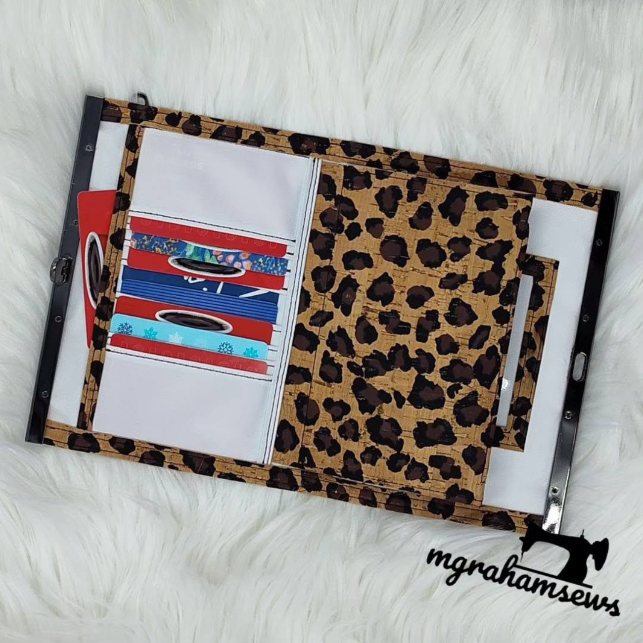 Leopard Print Cork Roll 18x54 | Microfiber-Backed Bag Making Fabric