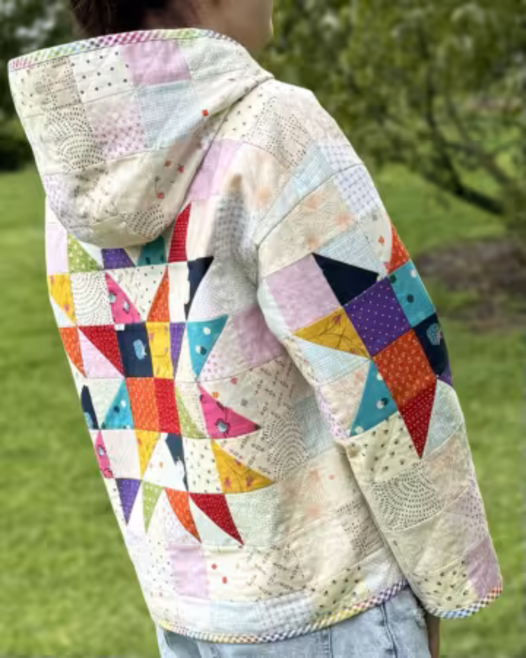 Lexi Hoodie Patchwork Sewing Pattern – Melly & Me (Sizes XS–6XL)