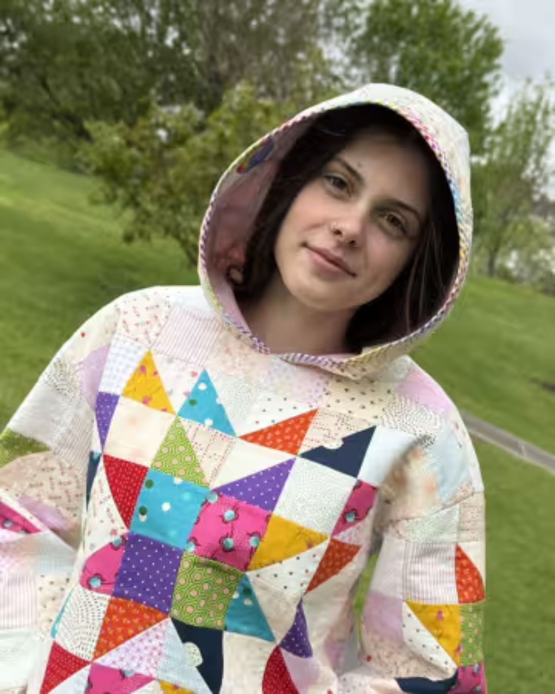 Lexi Hoodie Patchwork Sewing Pattern – Melly & Me (Sizes XS–6XL)