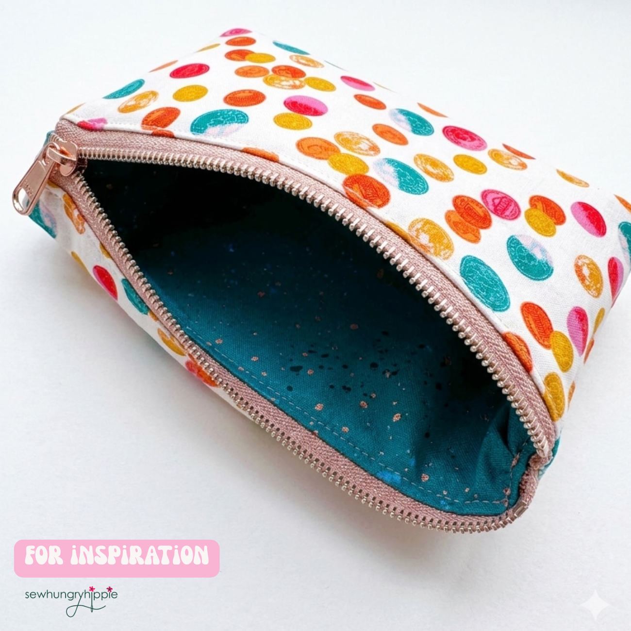 Lucky Penny Bundle – 2 Yds Fabric & Zipper Tape