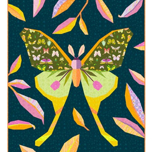 Luna Moth Quilt Kit by Tamara Kate LAST ONE!