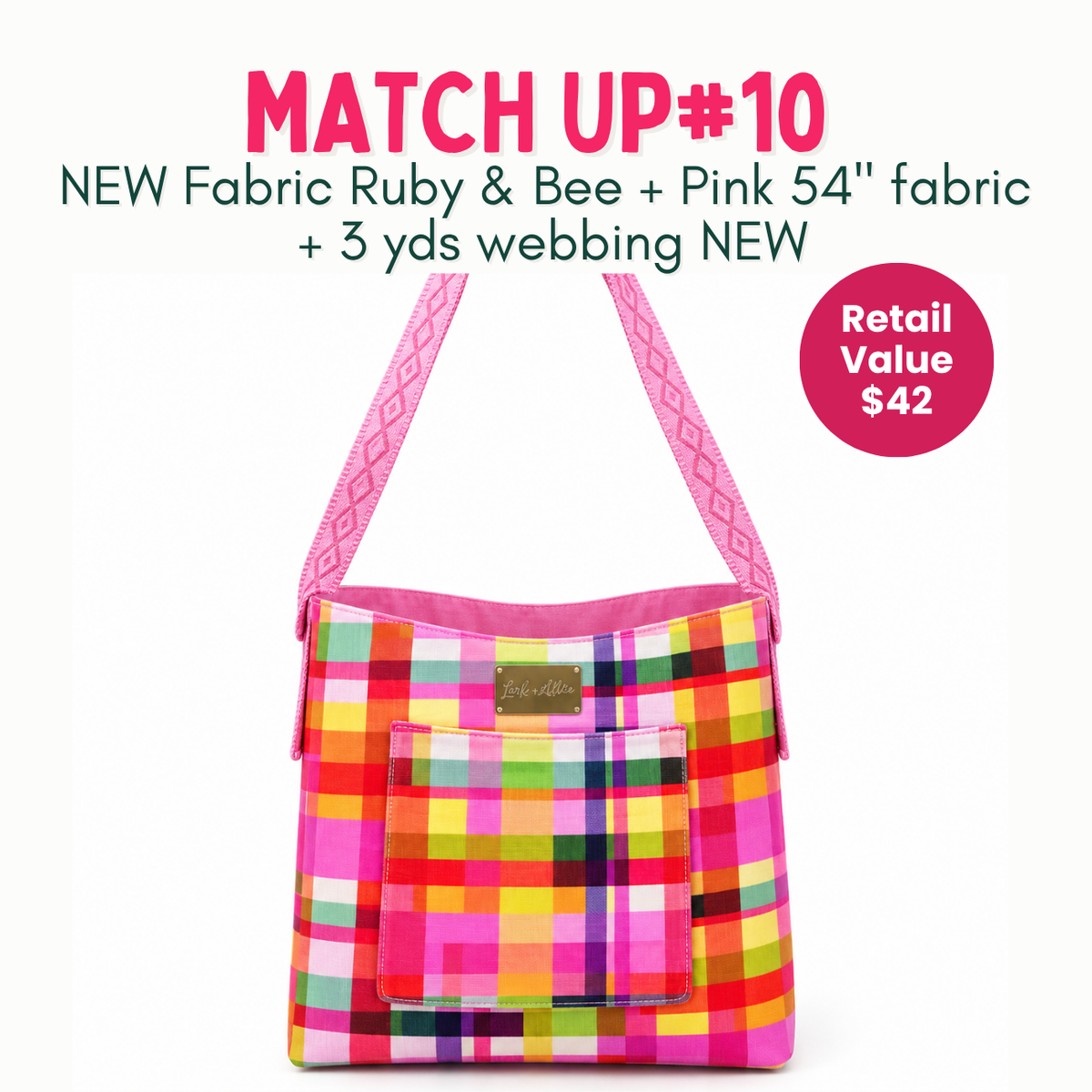 Weekly Vinyl & Fabric Matchups Bundle – Bag Making Craft Supplies Sep 23rd