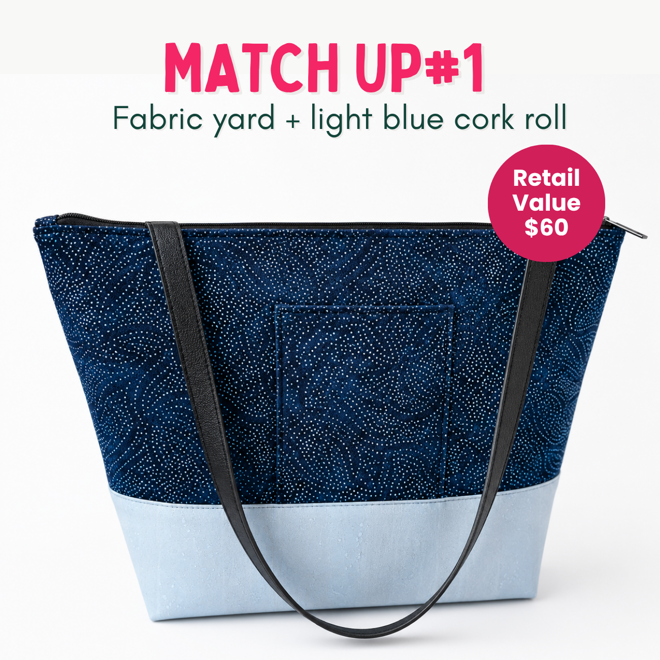Weekly Vinyl & Fabric Matchups Bundle – Bag Making Craft Supplies July 29