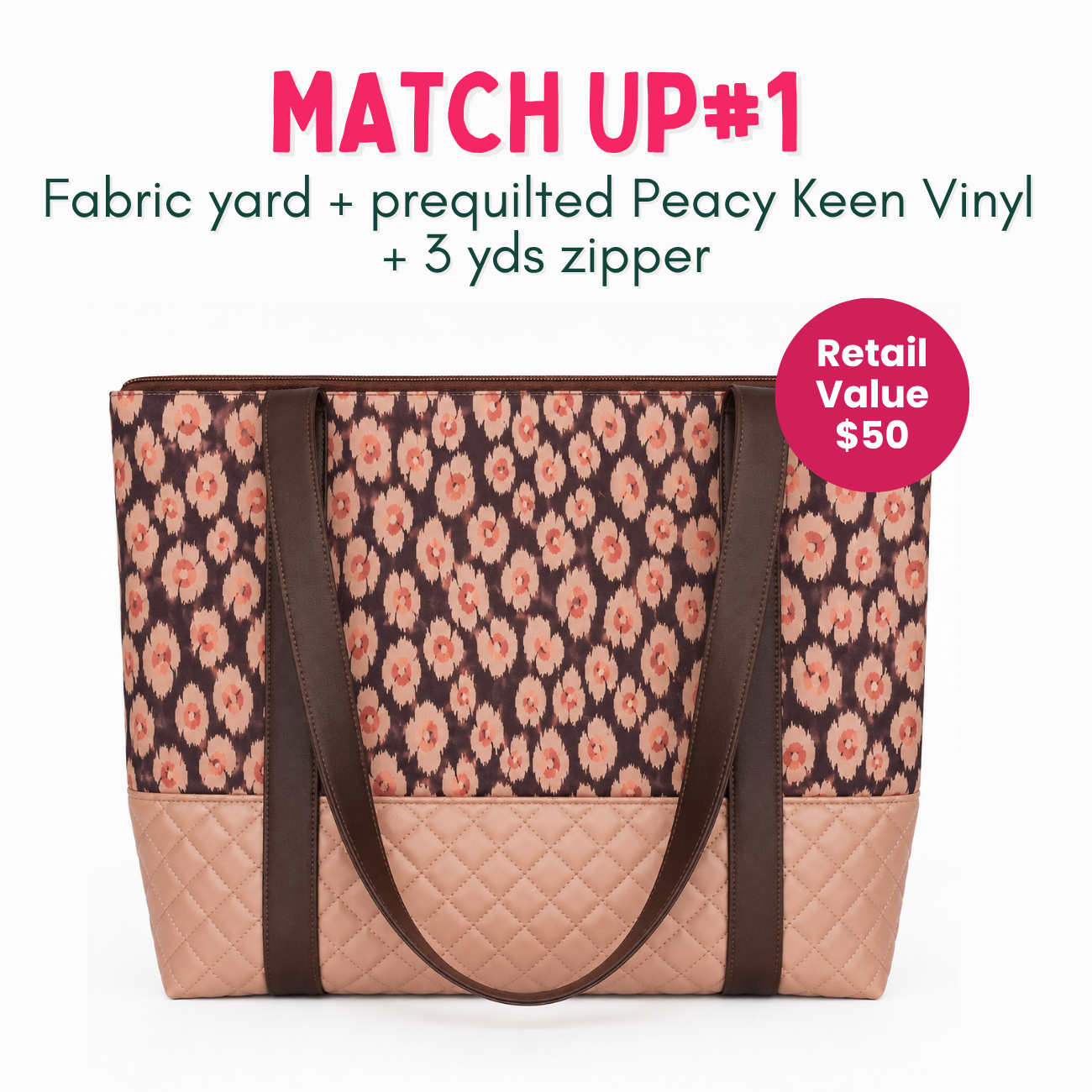 Weekly Vinyl & Fabric Matchups Bundle – Bag Making Craft Supplies August 5th