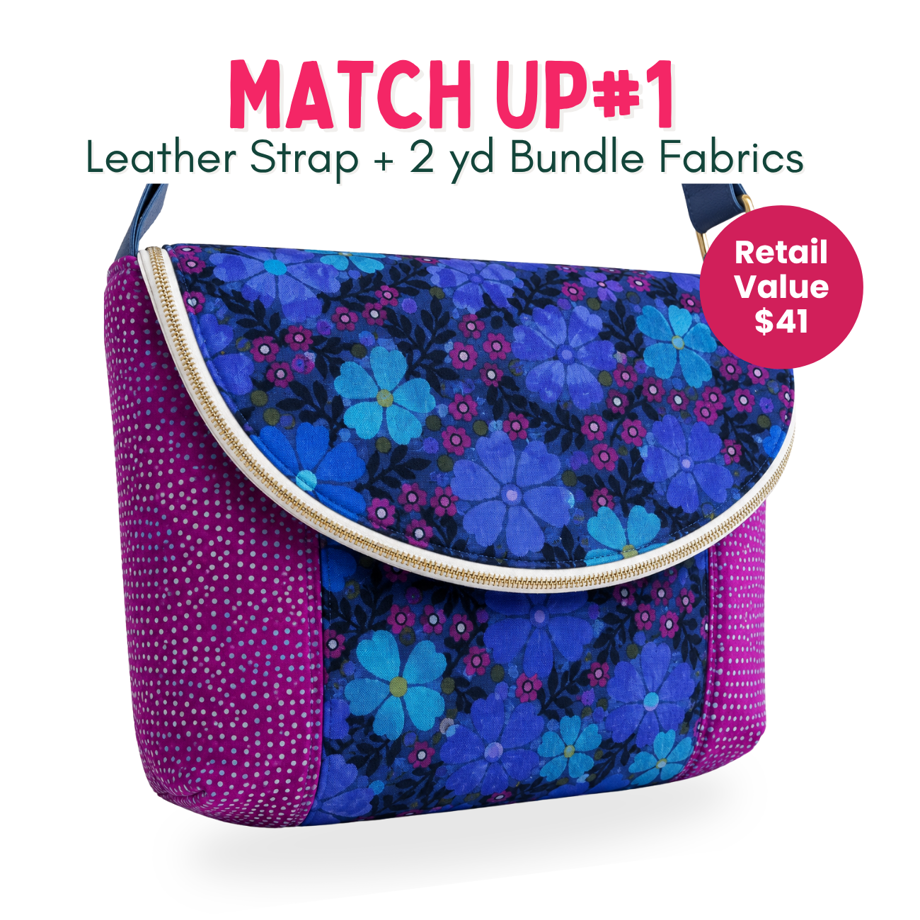 Weekly Vinyl & Fabric Matchups Bundle – Bag Making Craft Supplies July 1
