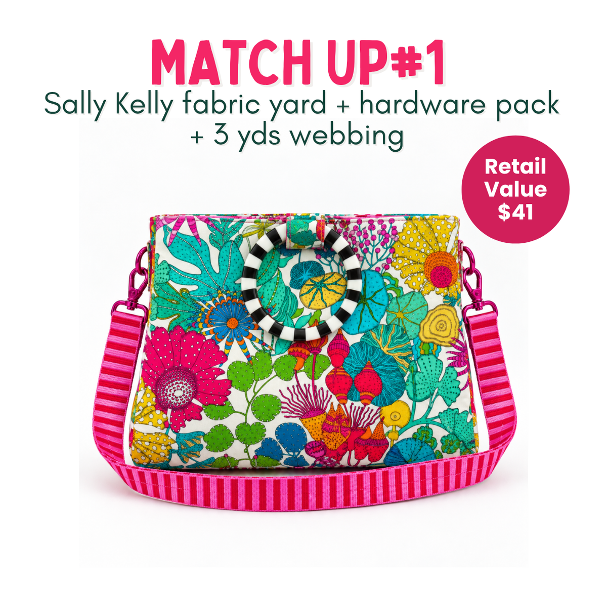 Weekly Vinyl & Fabric Matchups Bundle – Bag Making Craft Supplies October 7th