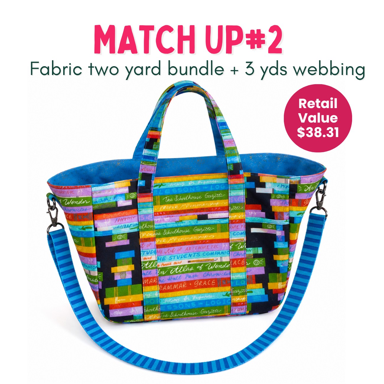 Weekly Vinyl & Fabric Matchups Bundle – Bag Making Craft Supplies July 29