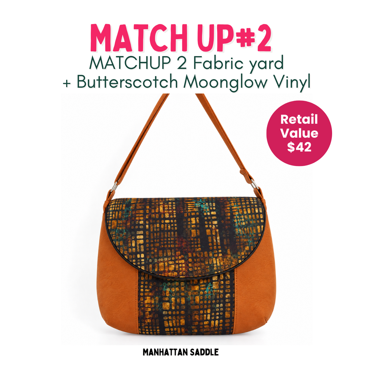 Weekly Vinyl & Fabric Matchups Bundle – Bag Making Craft Supplies Sep 30