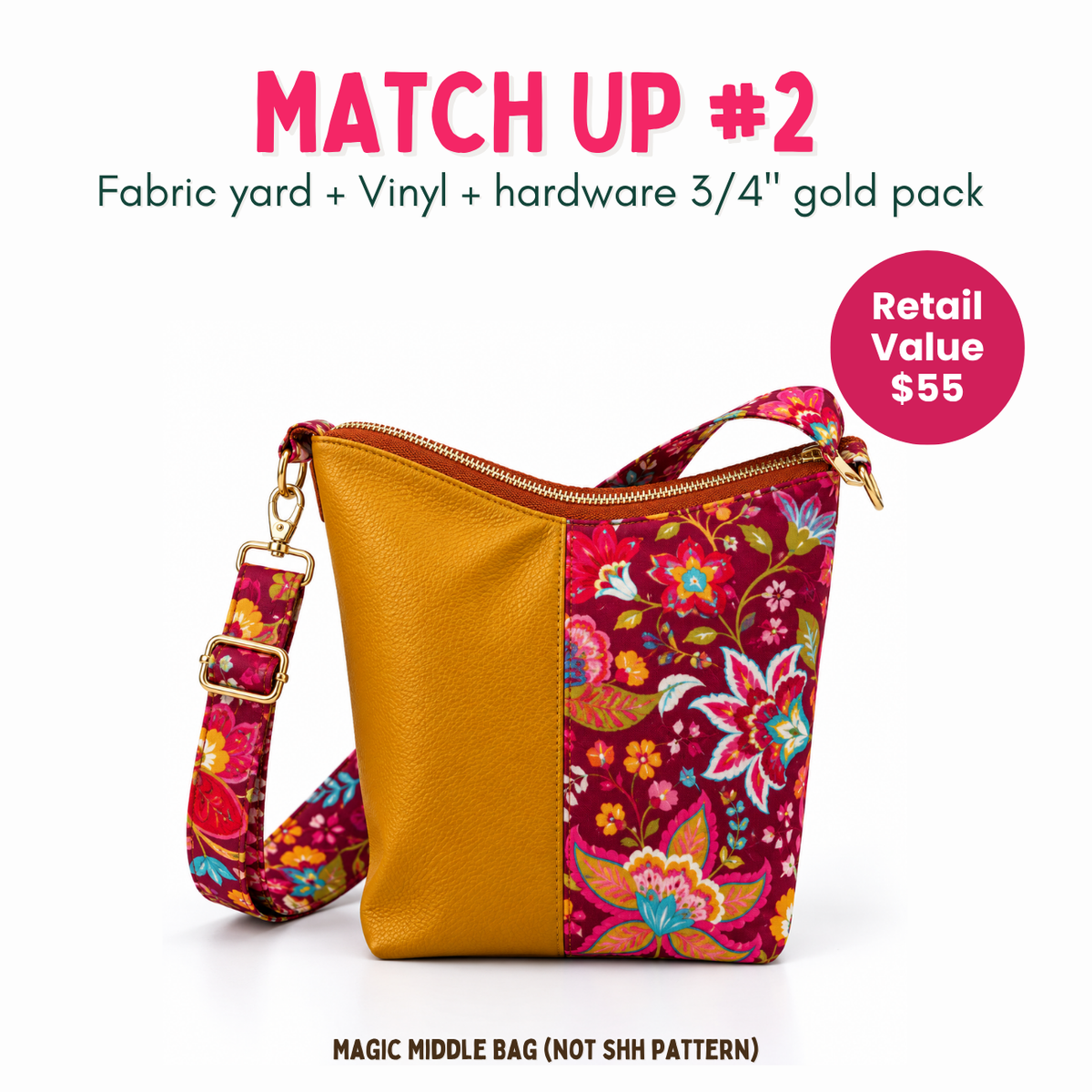 Weekly Vinyl & Fabric Matchups Bundle – Bag Making Craft Supplies Oct 28