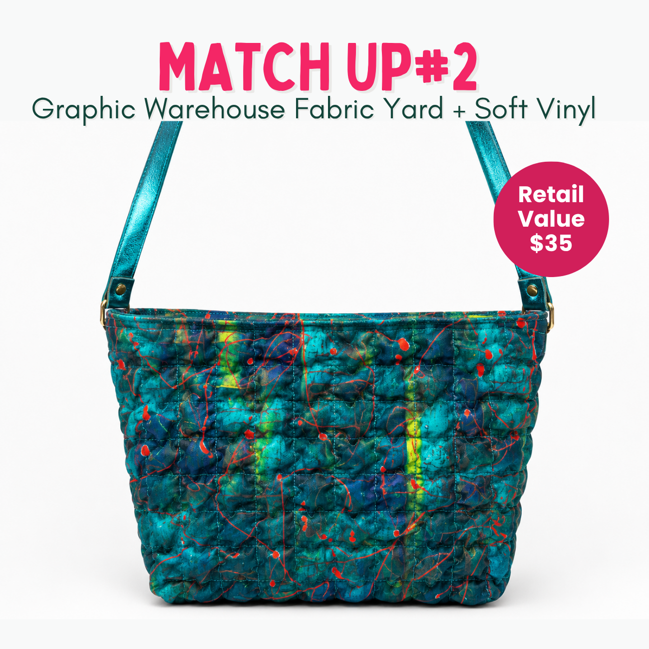 Weekly Vinyl & Fabric Matchups Bundle – Bag Making Craft Supplies July 8