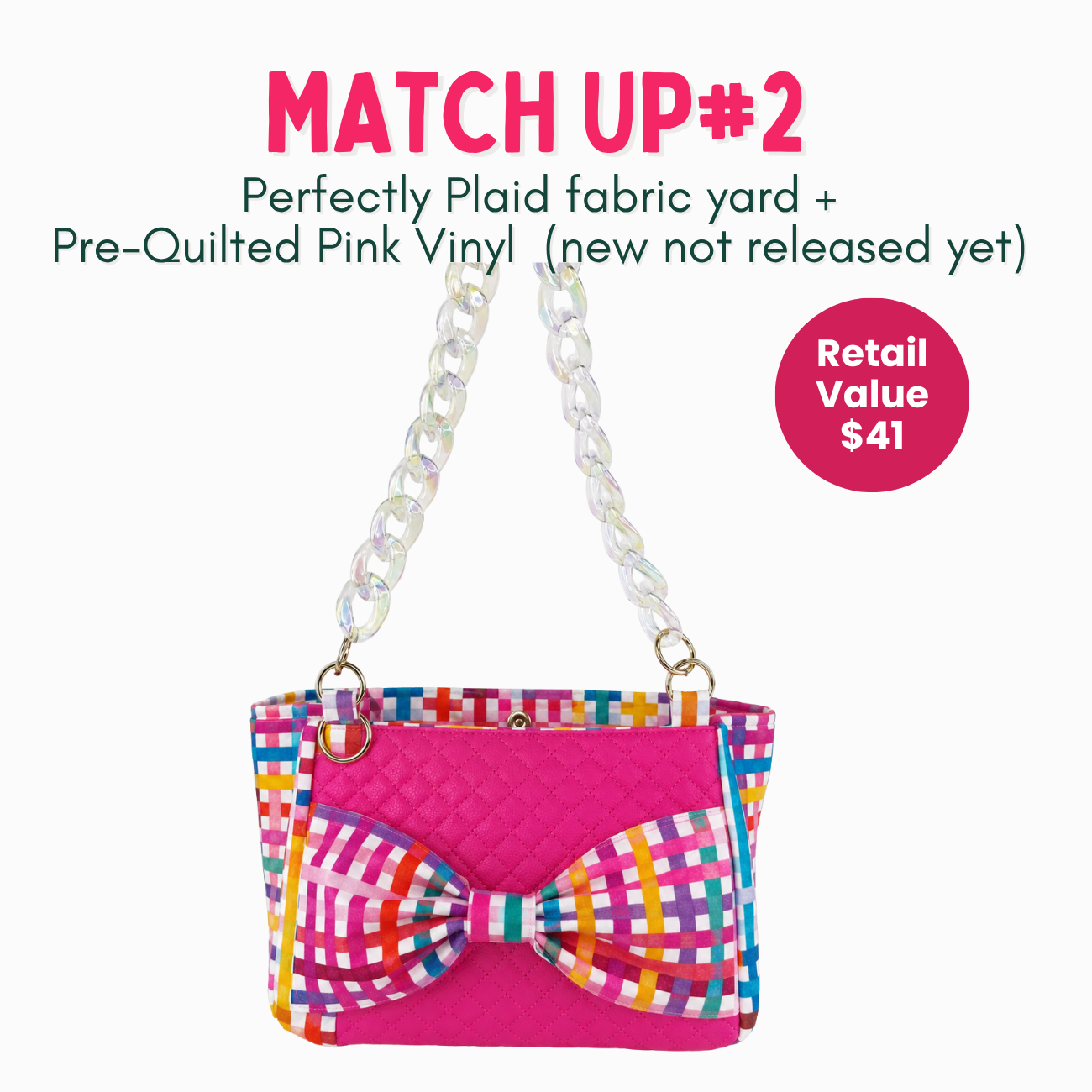 Weekly Vinyl & Fabric Matchups Bundle – Bag Making Craft Supplies August 5th