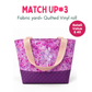 Weekly Vinyl & Fabric Matchups Bundle – Bag Making Craft Supplies October 7th