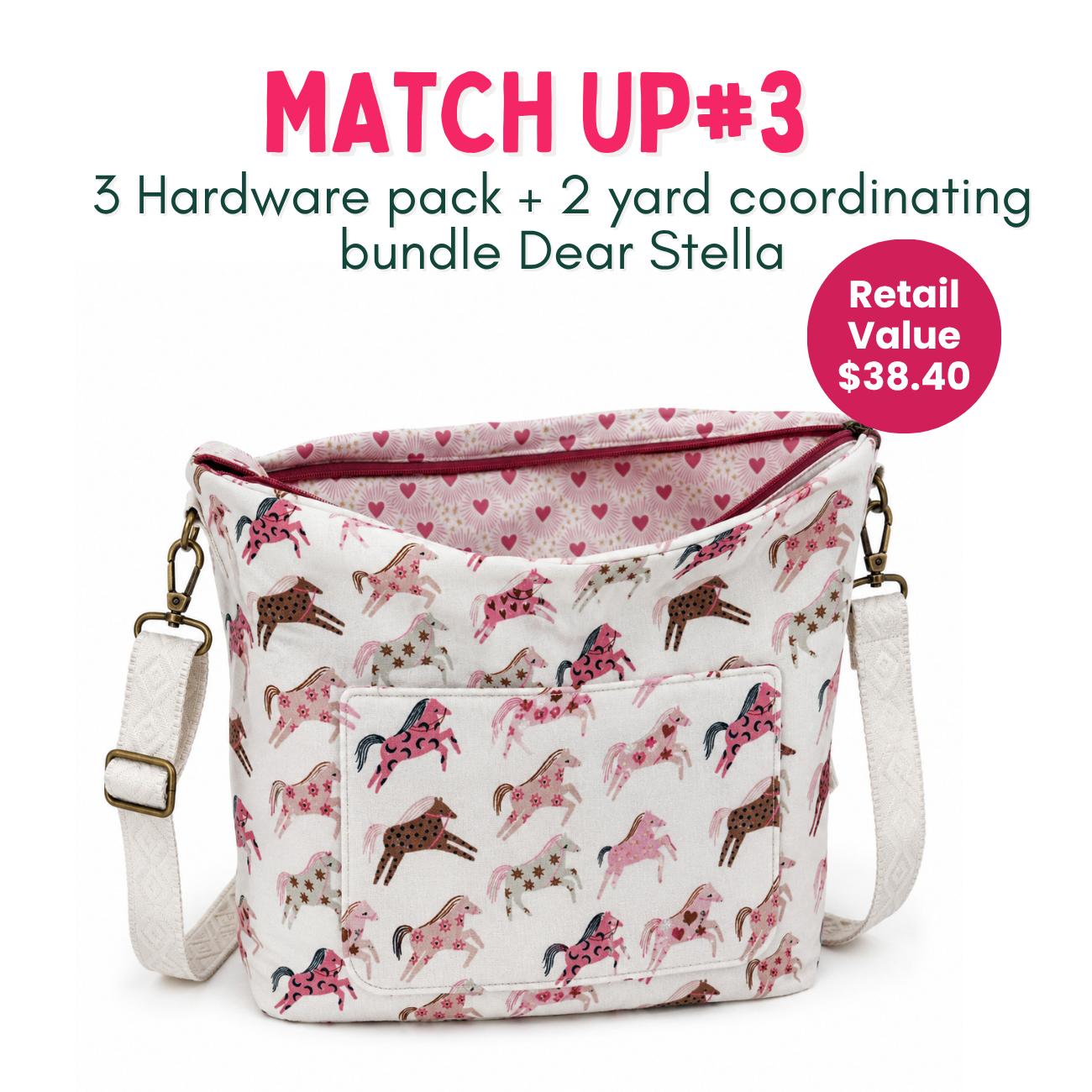 Weekly Vinyl & Fabric Matchups Bundle – Bag Making Craft Supplies July 29