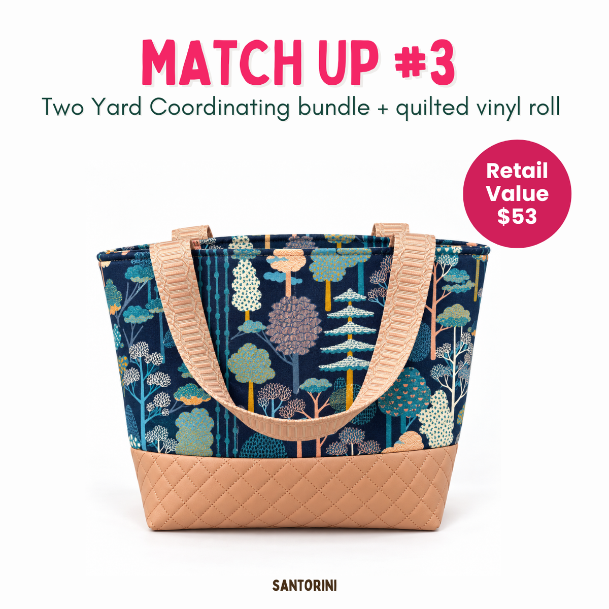 Weekly Vinyl & Fabric Matchups Bundle – Bag Making Craft Supplies Oct 28