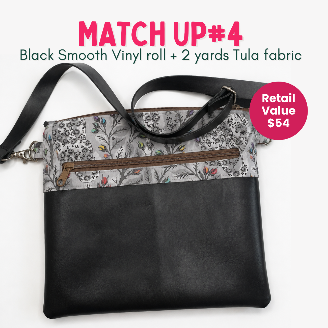 Weekly Vinyl & Fabric Matchups Bundle – Bag Making Craft Supplies July 1