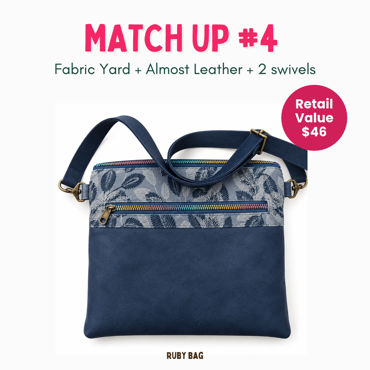 Weekly Vinyl & Fabric Matchups Bundle – Bag Making Craft Supplies Oct 28