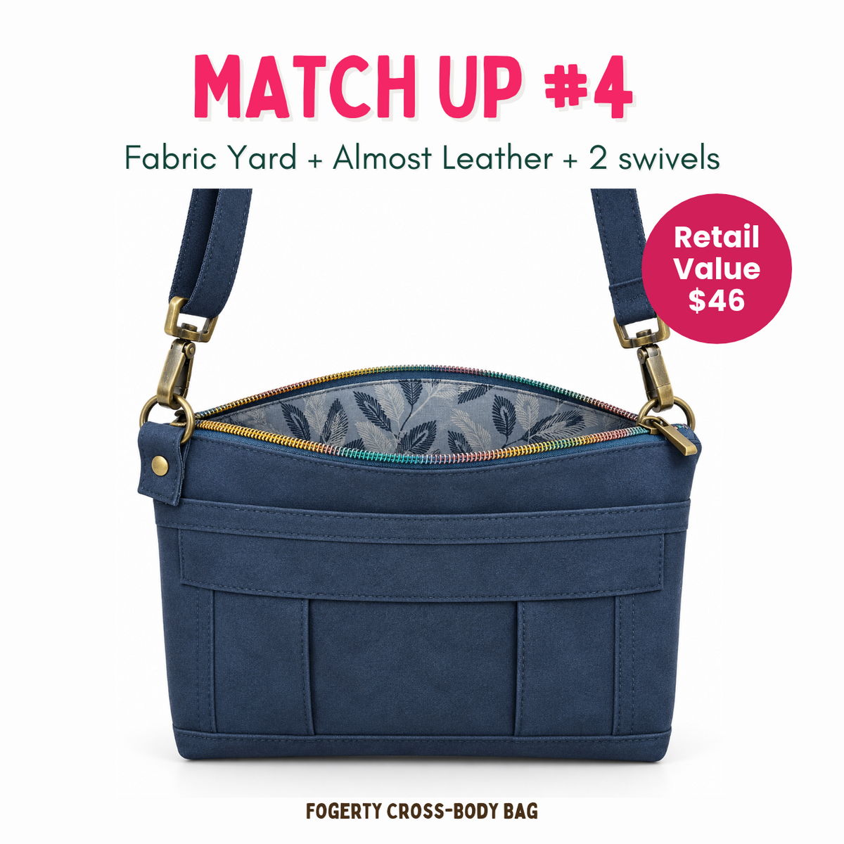 Weekly Vinyl & Fabric Matchups Bundle – Bag Making Craft Supplies Oct 28