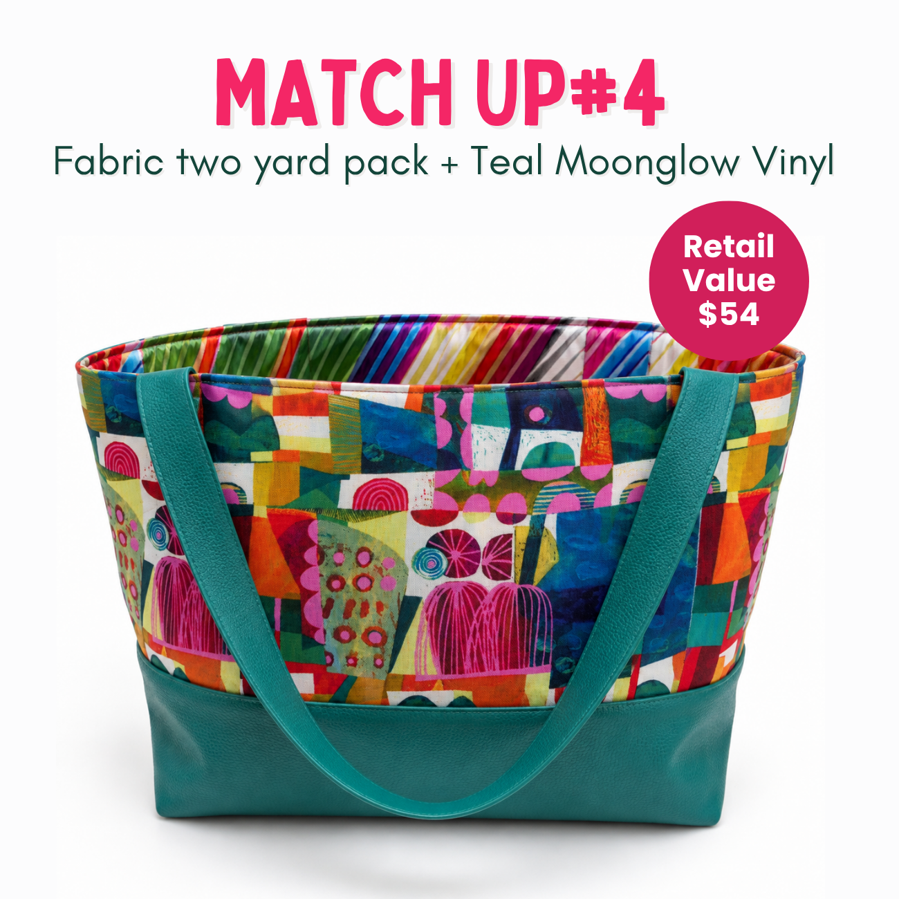 Weekly Vinyl & Fabric Matchups Bundle – Bag Making Craft Supplies August 5th