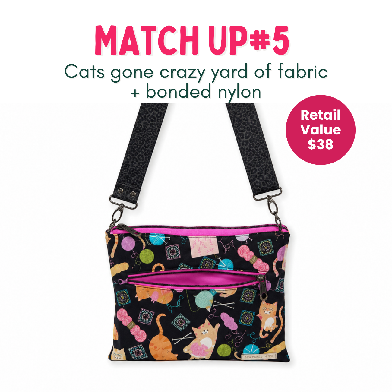 Weekly Vinyl & Fabric Matchups Bundle – Bag Making Craft Supplies July 29