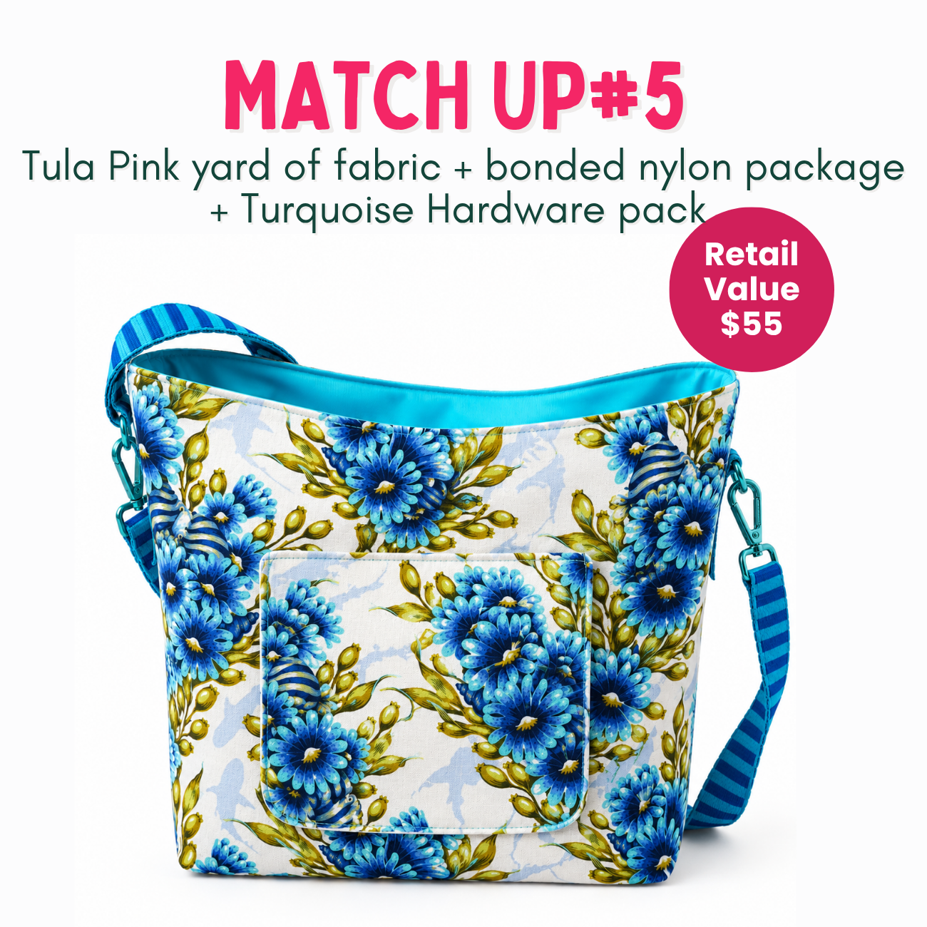 Weekly Vinyl & Fabric Matchups Bundle – Bag Making Craft Supplies August 5th