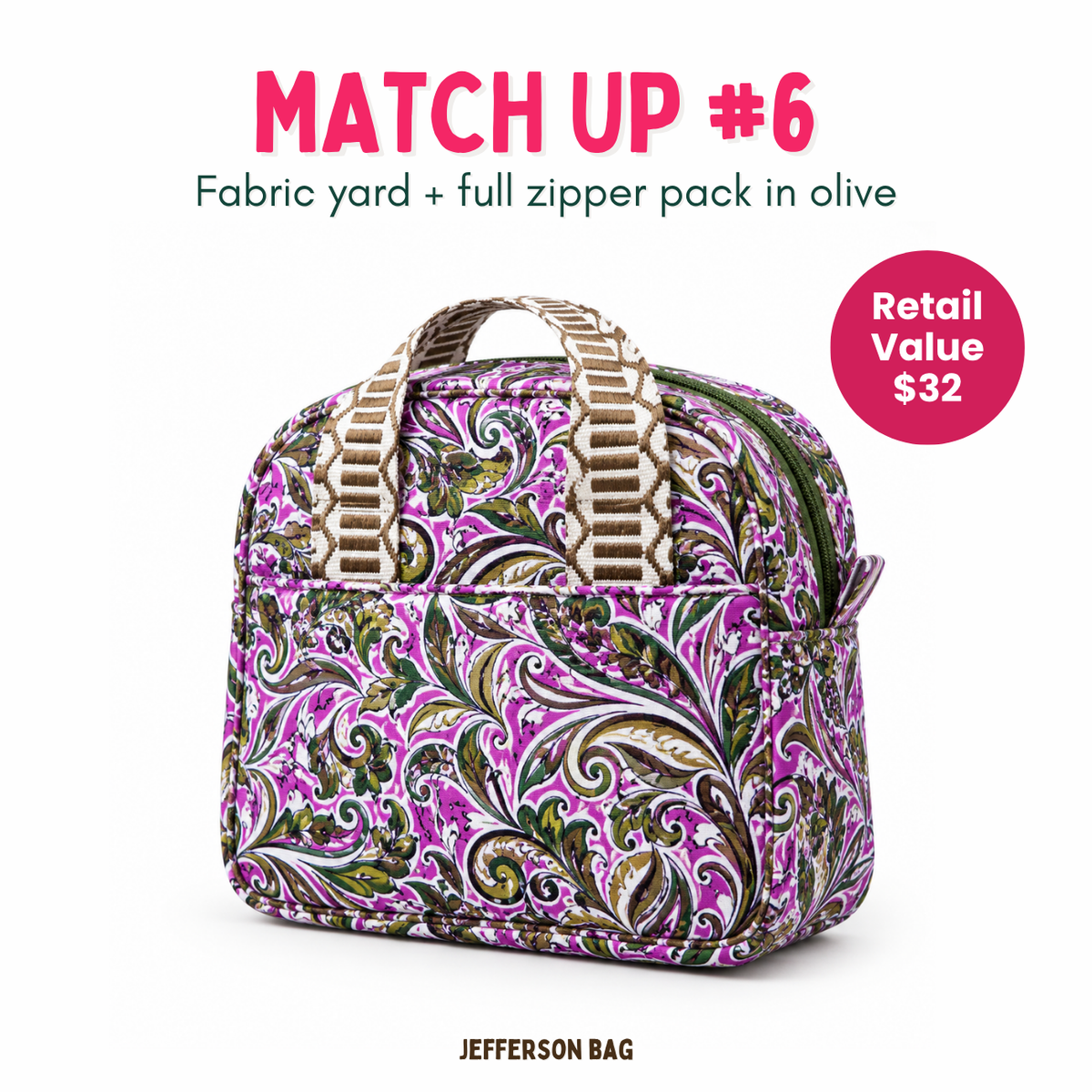 Weekly Vinyl & Fabric Matchups Bundle – Bag Making Craft Supplies Oct 28