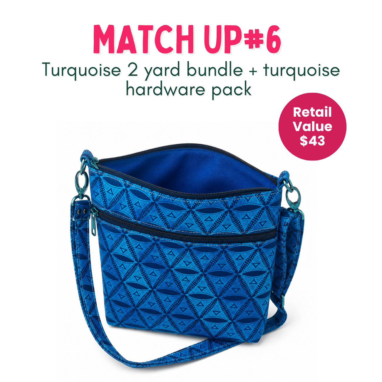 Weekly Vinyl & Fabric Matchups Bundle – Bag Making Craft Supplies July 29