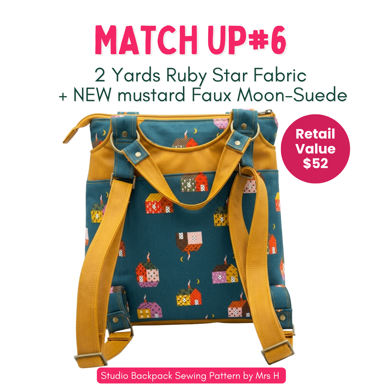 Weekly Vinyl & Fabric Matchups Bundle – Bag Making Craft Supplies July 8