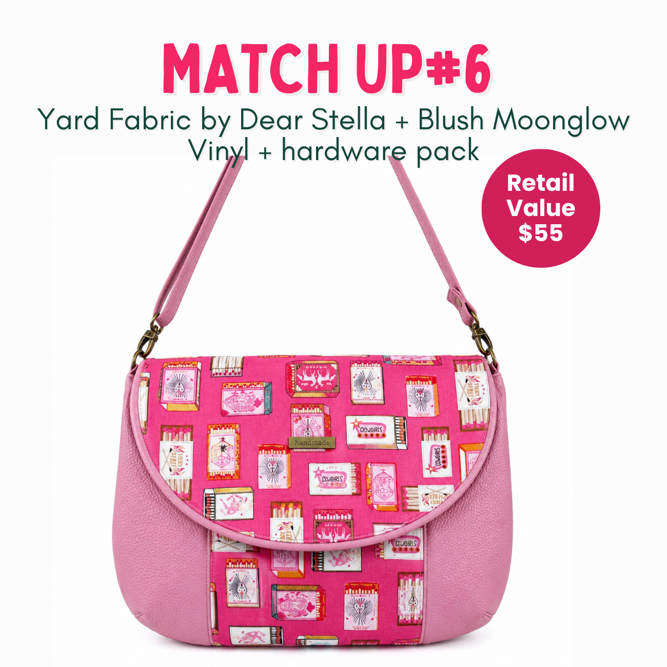 Weekly Vinyl & Fabric Matchups Bundle – Bag Making Craft Supplies August 5th