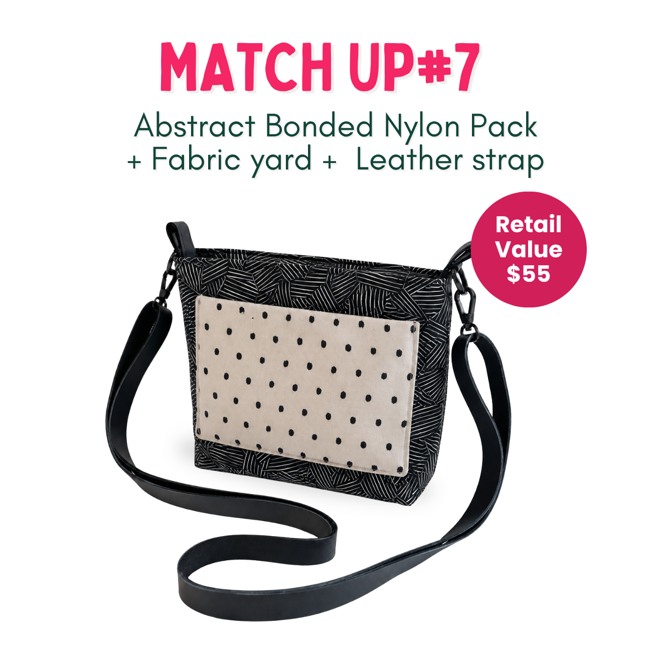 Weekly Vinyl & Fabric Matchups Bundle – Bag Making Craft Supplies July 1
