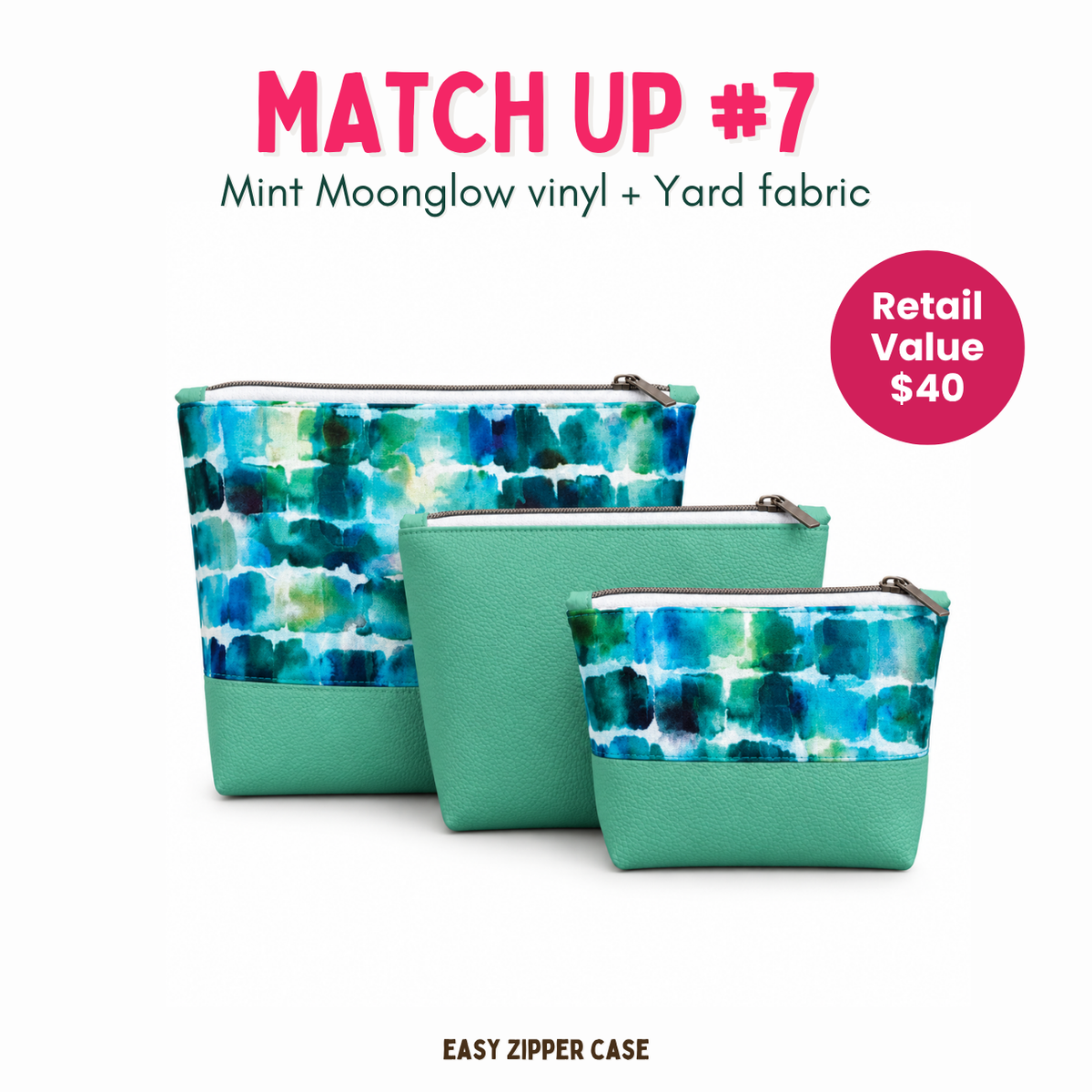Weekly Vinyl & Fabric Matchups Bundle – Bag Making Craft Supplies Oct 14th
