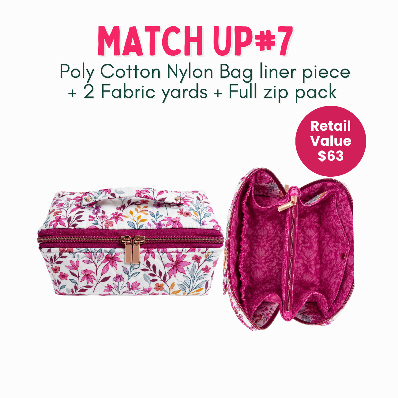 Weekly Vinyl & Fabric Matchups Bundle – Bag Making Craft Supplies July 22