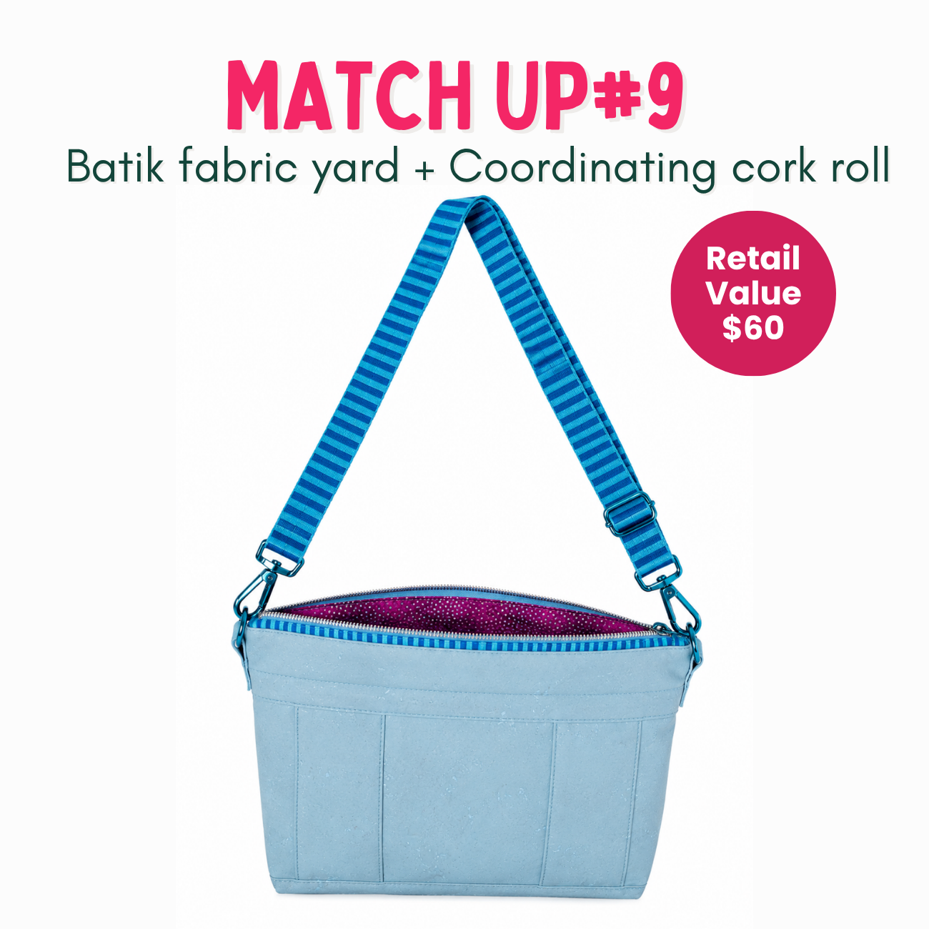 Weekly Vinyl & Fabric Matchups Bundle – Bag Making Craft Supplies July 22