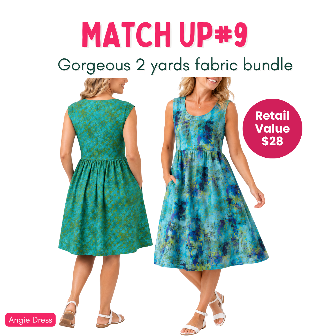 Weekly Vinyl & Fabric Matchups Bundle – Bag Making Craft Supplies July 8