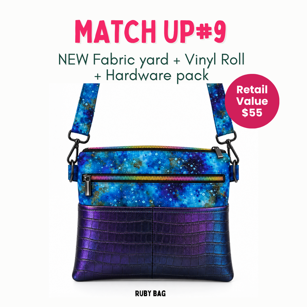Weekly Vinyl & Fabric Matchups Bundle – Bag Making Craft Supplies Sep 30