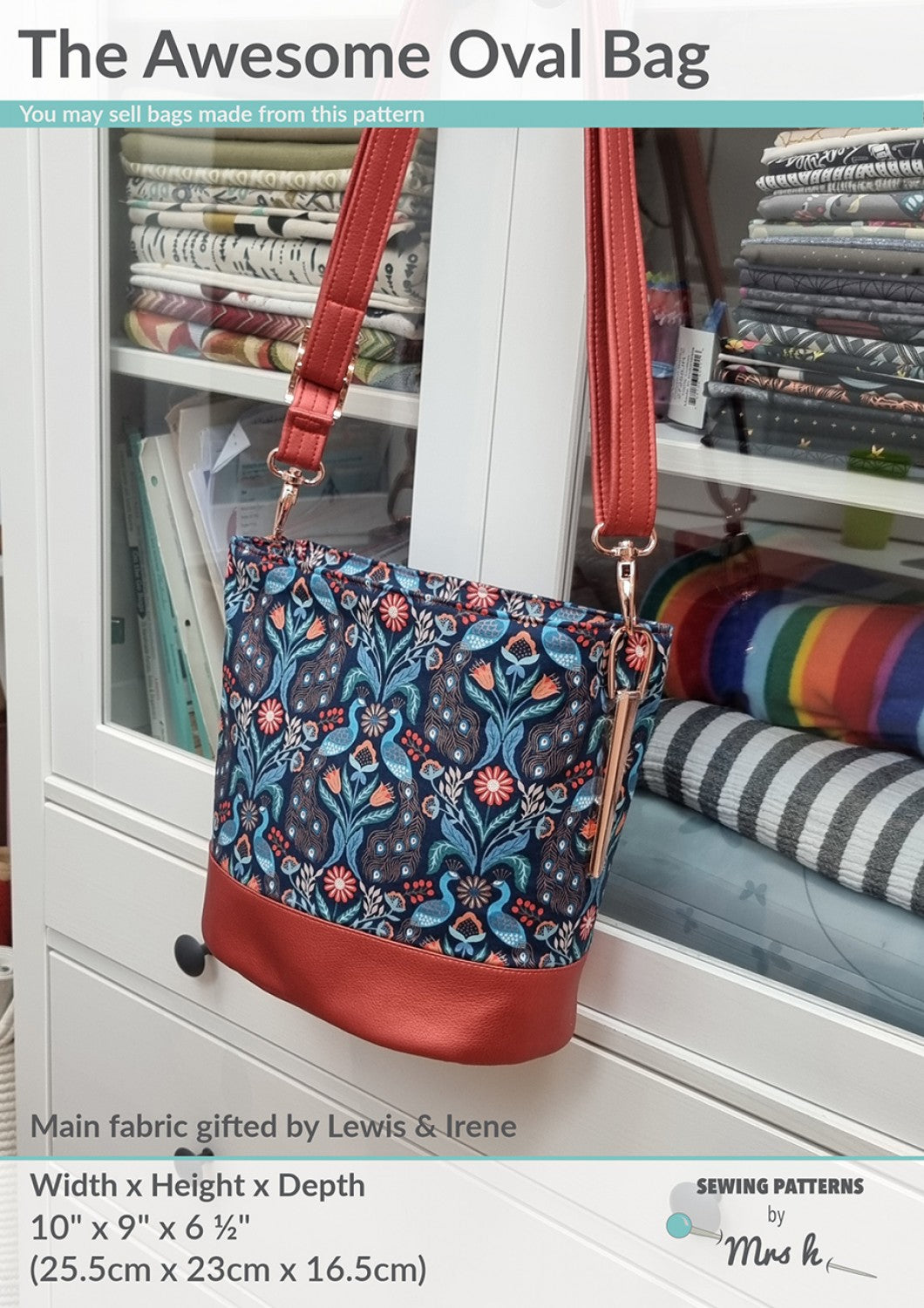Awesome Oval Bag sewing pattern