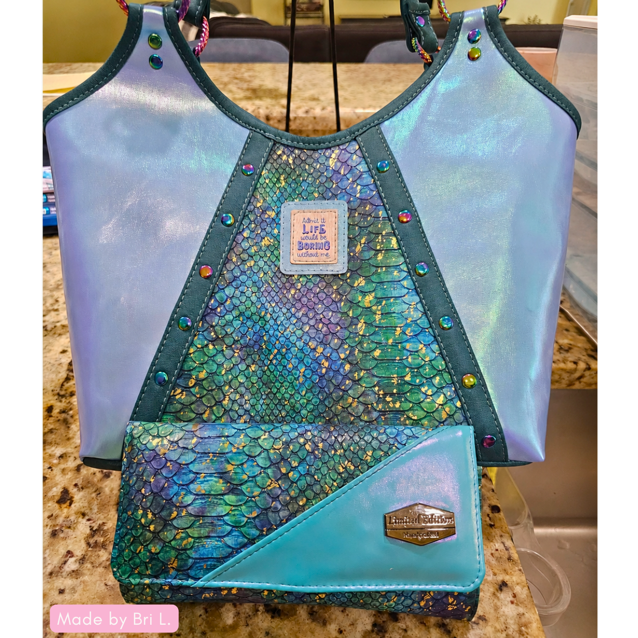 Iridescent Blue Vinyl – Color-Shifting Fabric Vinyl