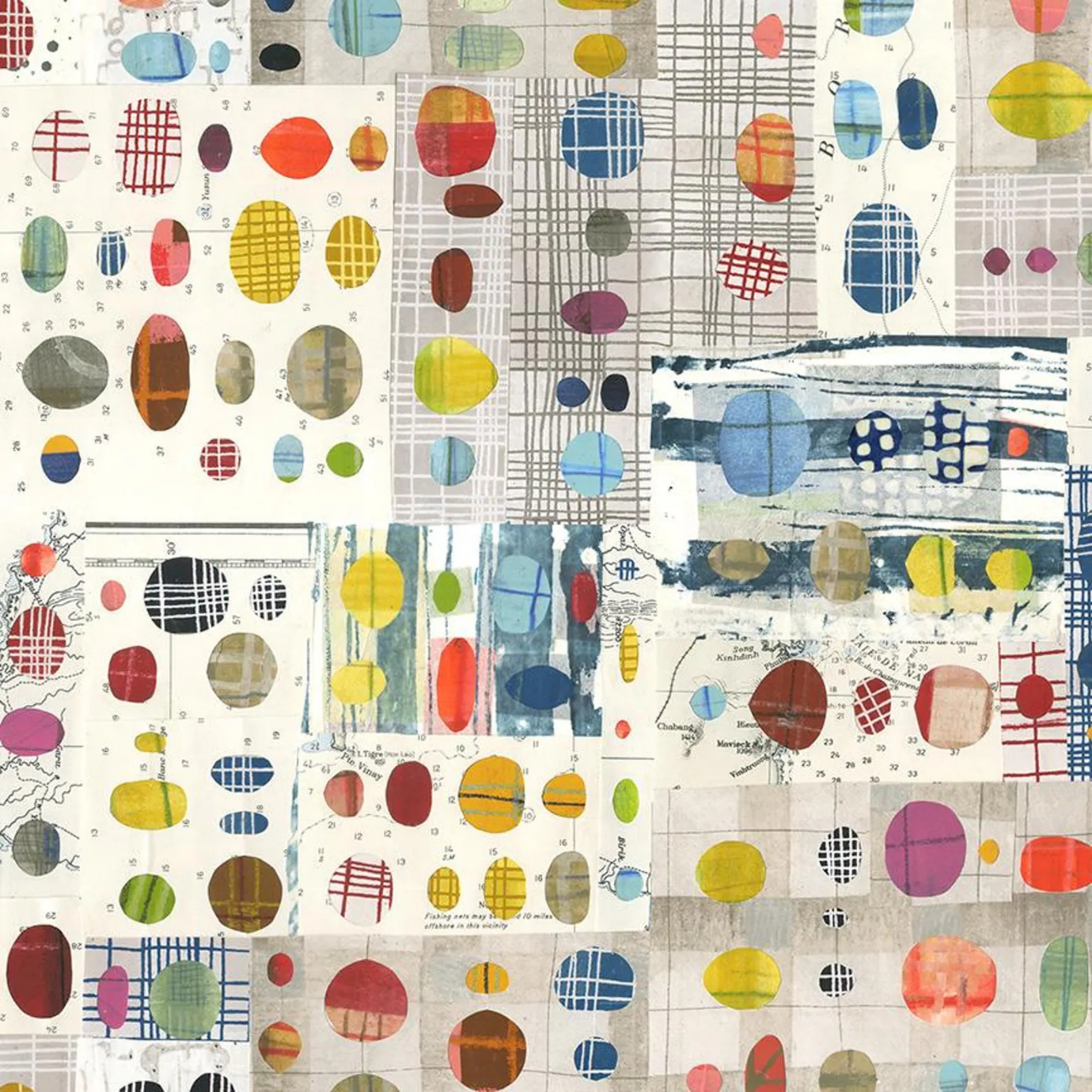 Marcia Derse Peek-A-Boo Plaid Fabric by Windham Fabrics