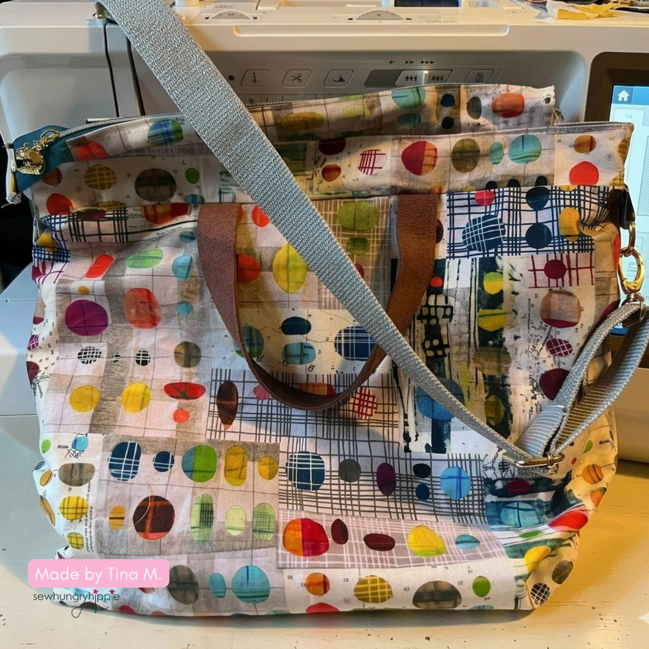 Marcia Derse Peek-A-Boo Plaid Fabric by Windham Fabrics
