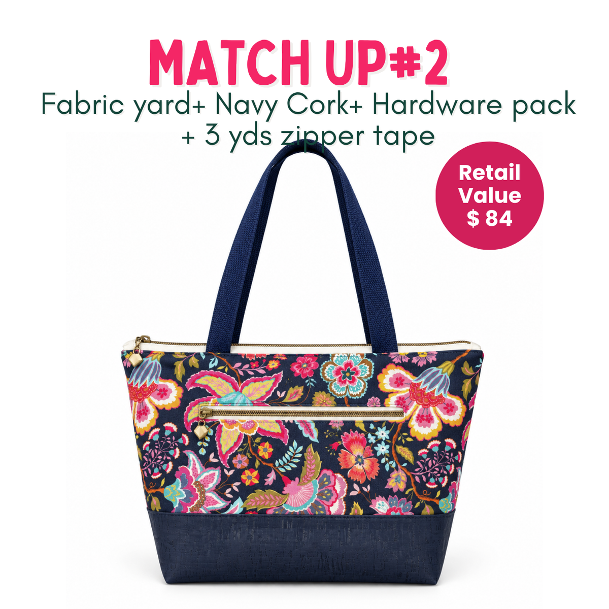 Weekly Vinyl & Fabric Matchups Bundle – Bag Making Craft Supplies Sep 23rd