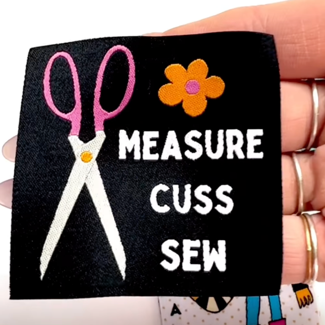 Measure Cuss Sew – Custom 2" Woven Label | SewHungryhippie